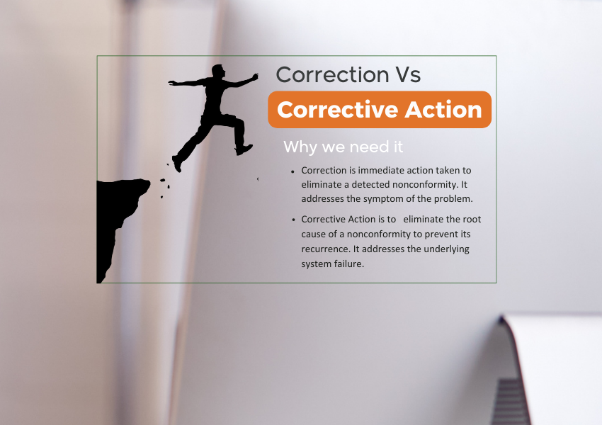 Correction And corrective action