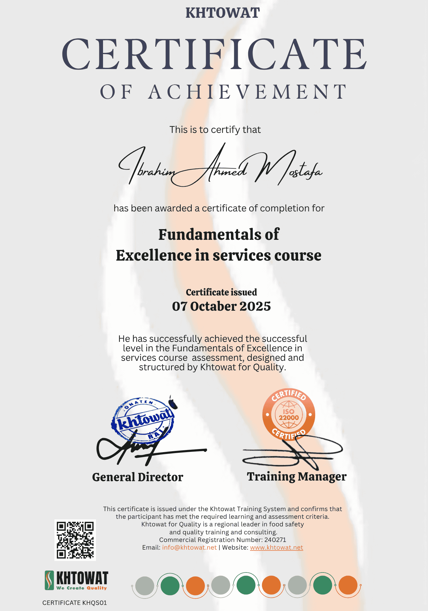 Fundementals of Excellence in Service